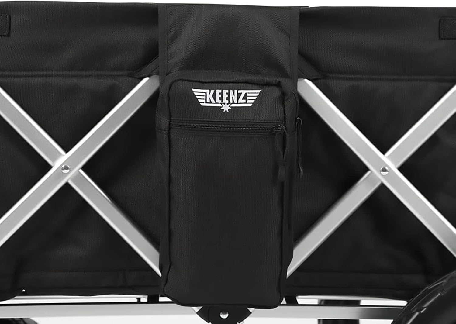 Keenz 7S 2.0 Stroller Wagon - Foldable, Double Stroller for Infant and Toddler, Safe Kids Wagon with Sun Protection and 5-Point Harness, Ideal for Trips, Beach, Park - Fully Loaded with Accessories