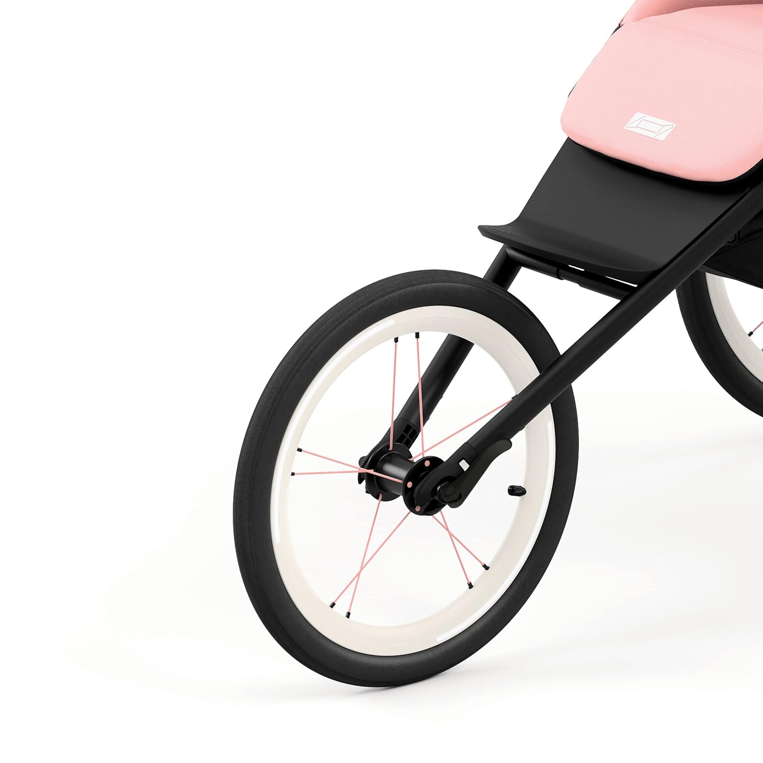 Cybex AVI Jogging Stroller Frame in Black + Pink