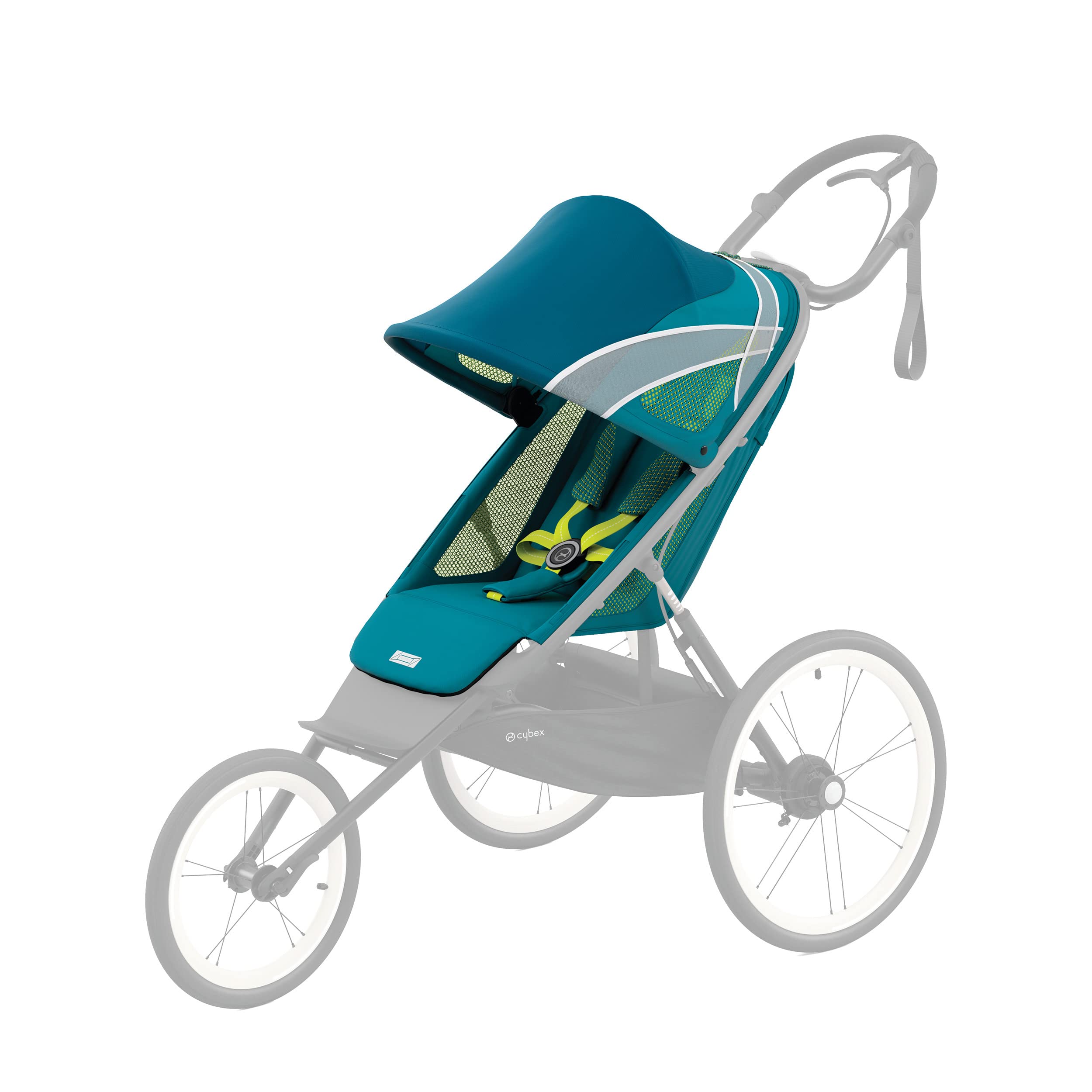 Cybex AVI Jogging Stroller Frame in Black + Pink