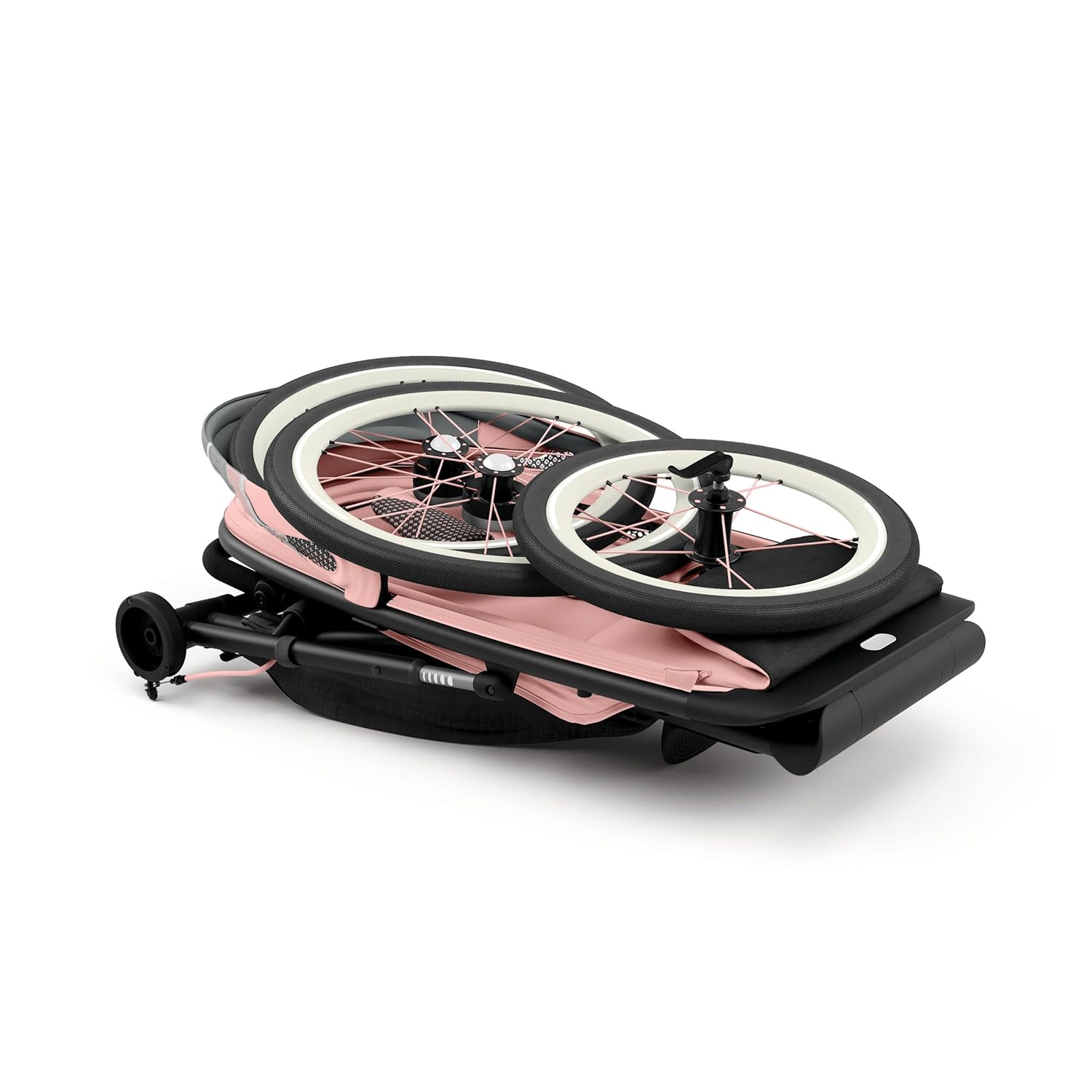 Cybex AVI Jogging Stroller Frame in Black + Pink
